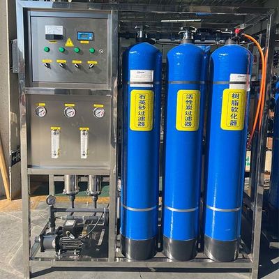 ПВХ 0,5-тонная однополярная трехбазовая установка обратного осмоса для небольших помещений